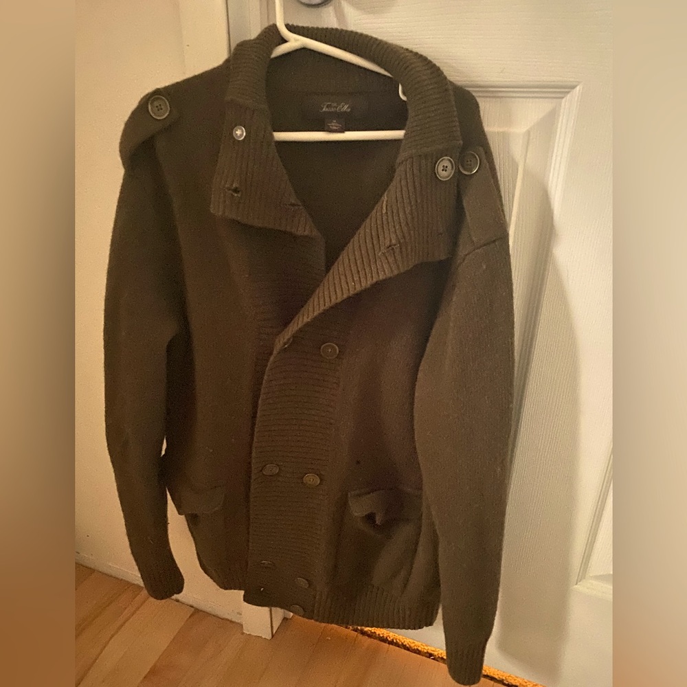 Green wool jacket